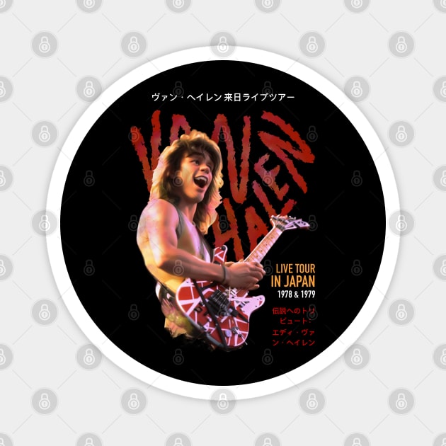 Van Halen tour in japan Magnet by BAJAJU